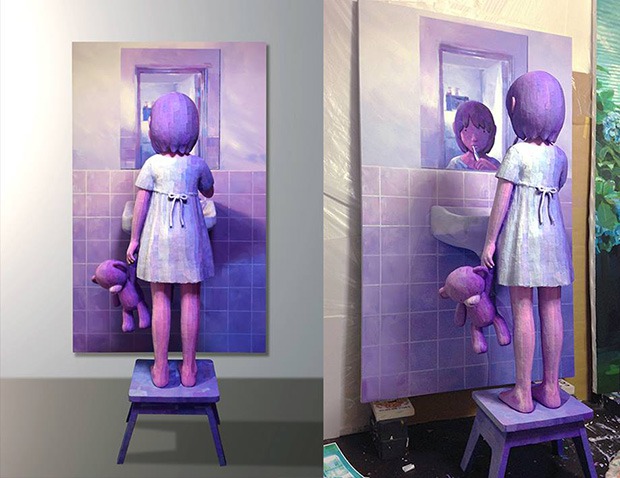 Шаг в сторону: удивительные 3D картины Shintaro Ohata