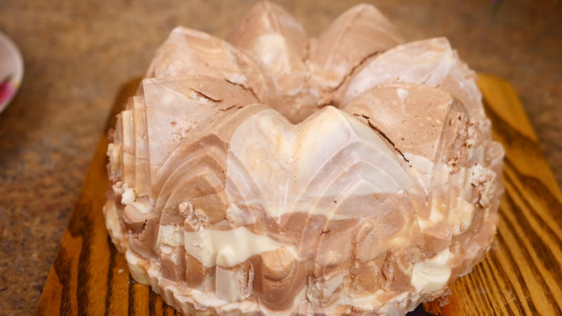Без выпечки, вкусно для всех: мраморный десерт из творога