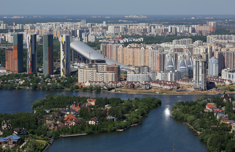 «Снежком» – первый в России и крупнейший в Европе всесезонный горнолыжный комплекс Красногорск, Павшинская пойма, Снежком, горнолыжный комплекс