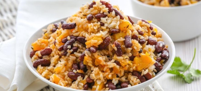 плов с фасолью без мяса рецепт