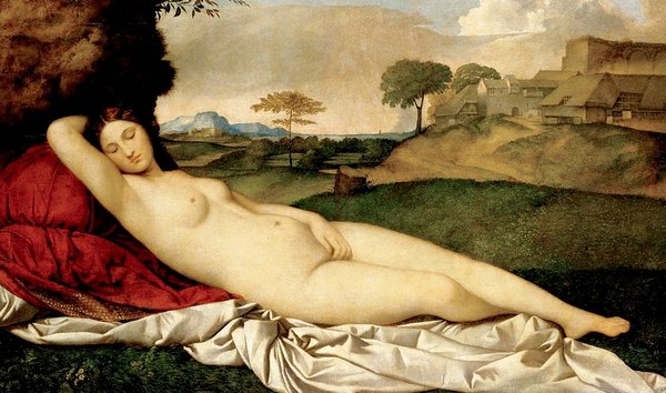 «Спящая Венера». Джорджоне, 1508 - 1510 год.