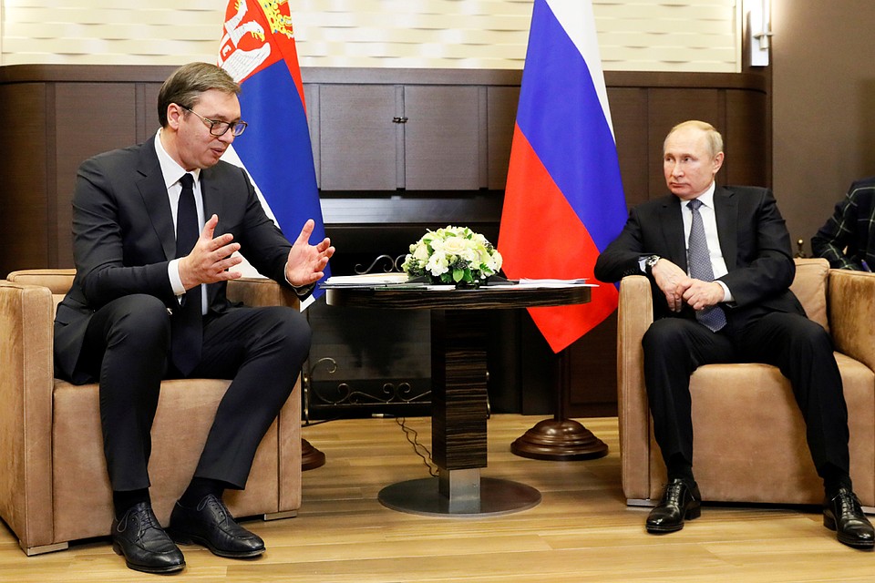 Президент Сербии Вучич: Если бы в 1999 году в России решал Путин, нас и бомбить бы никто не стал!