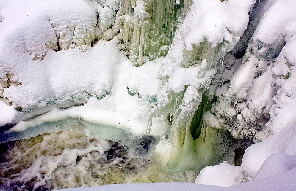 Кивач, Карелия водопады, водопады России, водопады зимой, замёрзшие водопады, красивые водопады, природа России