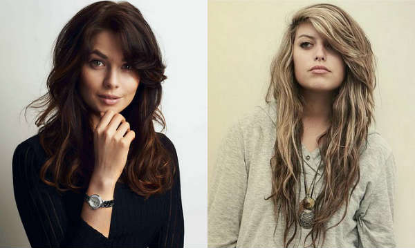 Стрижки с косой челкой Стрижки с косой челкой