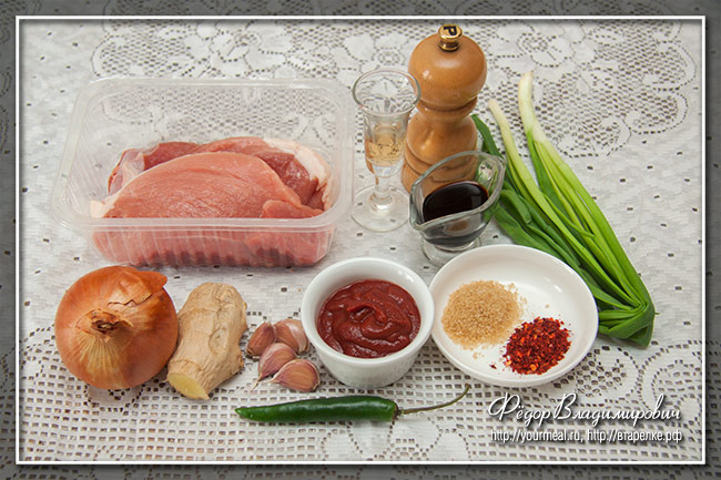 Острая свинина по-корейски Твэджи пулькоги (Doejibulgogi, doejigogi bokkeum, jeyukbokkeum)