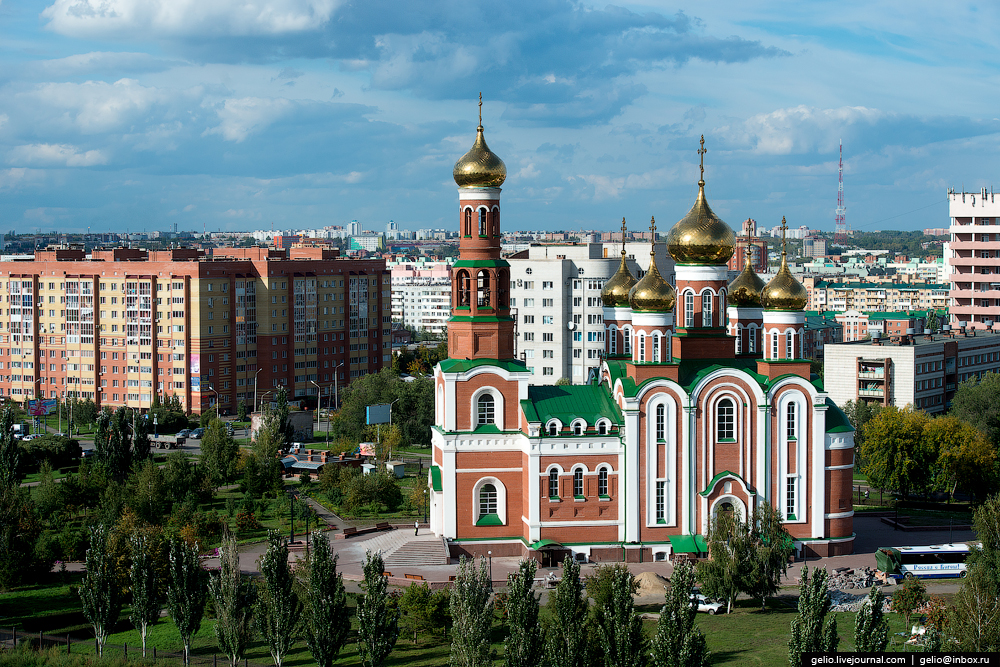 Омску 300 лет. Виды города с высоты