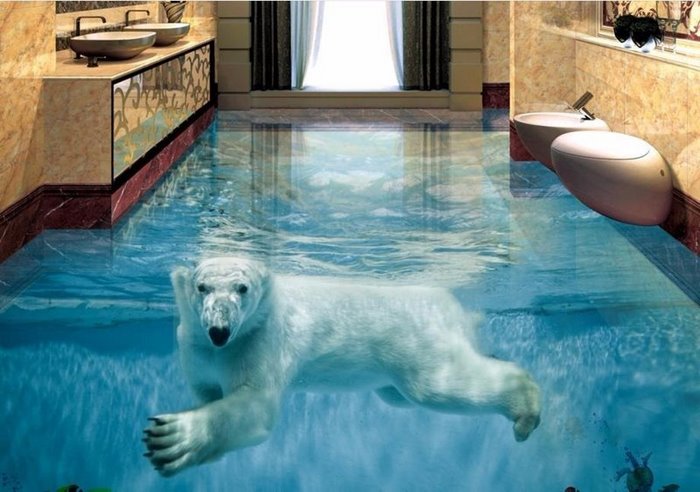 Головокружительные 3D полы, потрясающие воображение Головокружительные 3D полы, потрясающие воображение