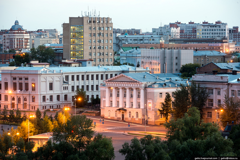 Омску 300 лет. Виды города с высоты