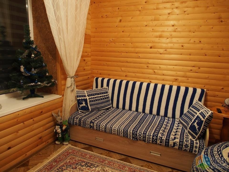 работа сдана была окончательно на новый 2016 год :) там и встретили Балкон, частный дом