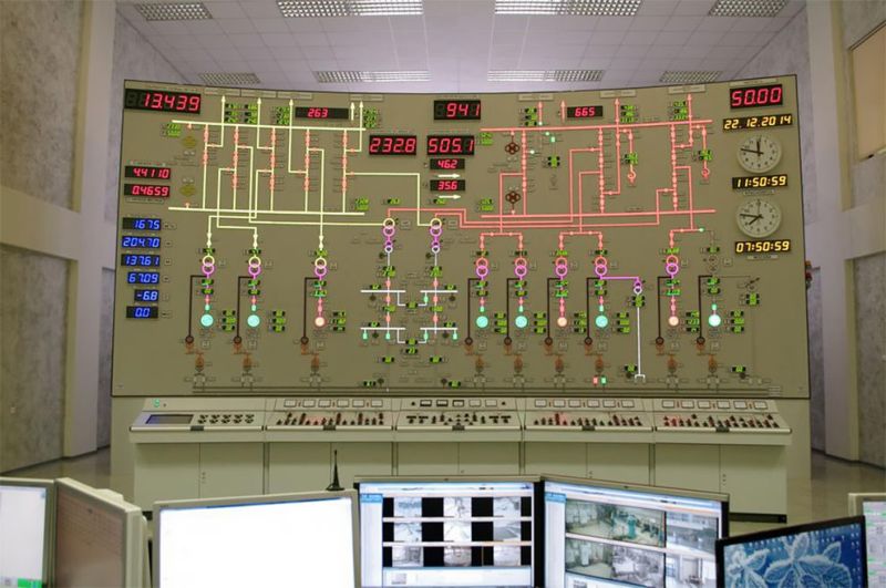 Контрольные комнаты заводов и электростанций советских времен Контрольные комнаты заводов и электростанций советских времен