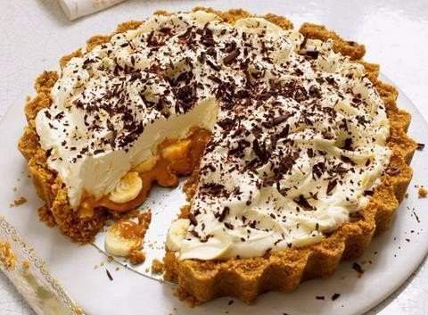"Banoffee pie" - настоящее банановое блаженство!