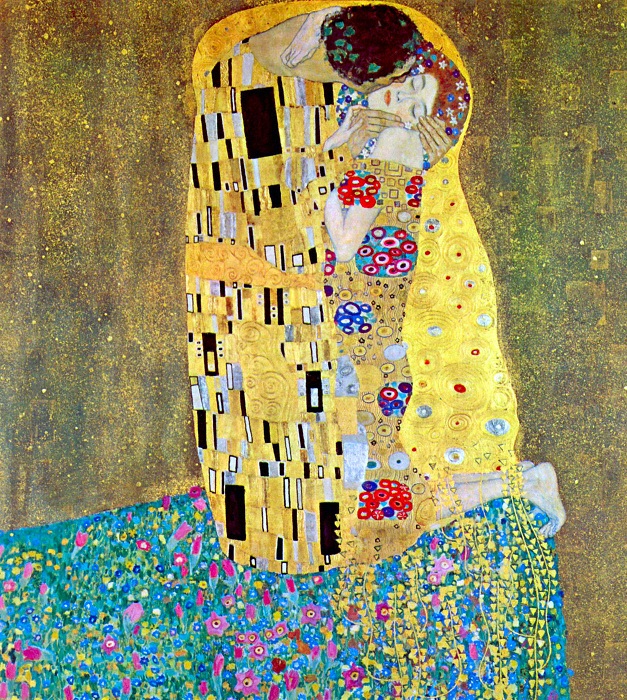 «Поцелуй» ( 1907-1908 года). Автор: Густав Климт. «Целуй меня, целуй...» : Картины художников разных времен, увековечившие трепетность и нежность поцелуев
