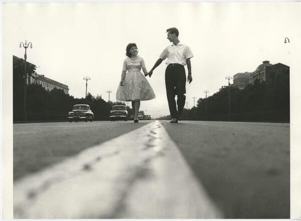 Ленинградский проспект. Владимир Лагранж, 1962 год, г. Москва, Ленинградский пр-т, из архива МАММ/МДФ.