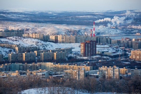Мурманск - город за Северным полярным кругом (38 фото)