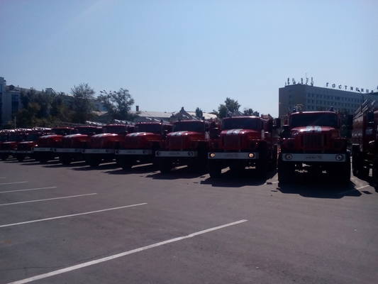 13 новых пожарных автомобилей направлены в отдалённые населённые пункты Иркутской области