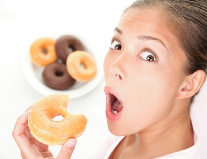 women donuts Девушка с донатсом Girl with donuts