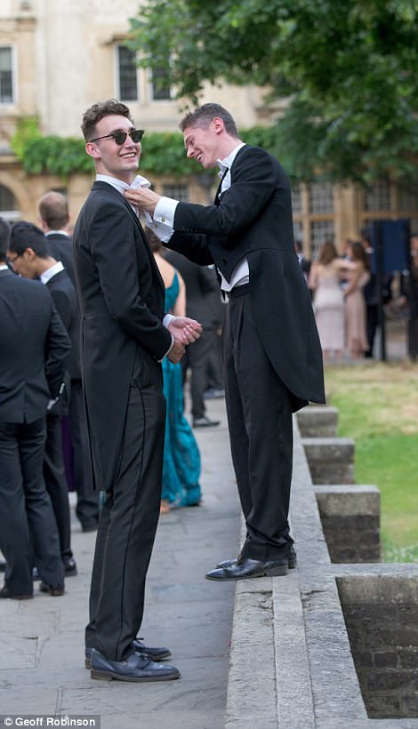 The dress code was white tie