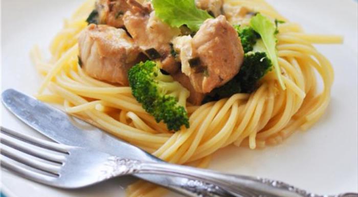 Спагетти с курицей и брокколи. \ Фото: google.ru. 5 способов приготовить спагетти так, чтобы захотелось добавки