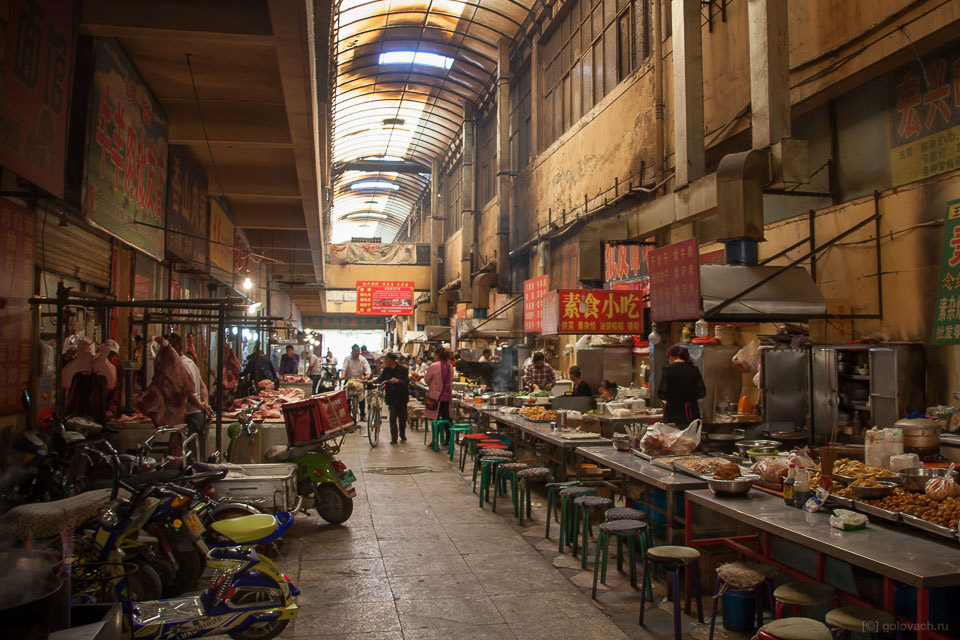 Прогулка по китайскому рынку