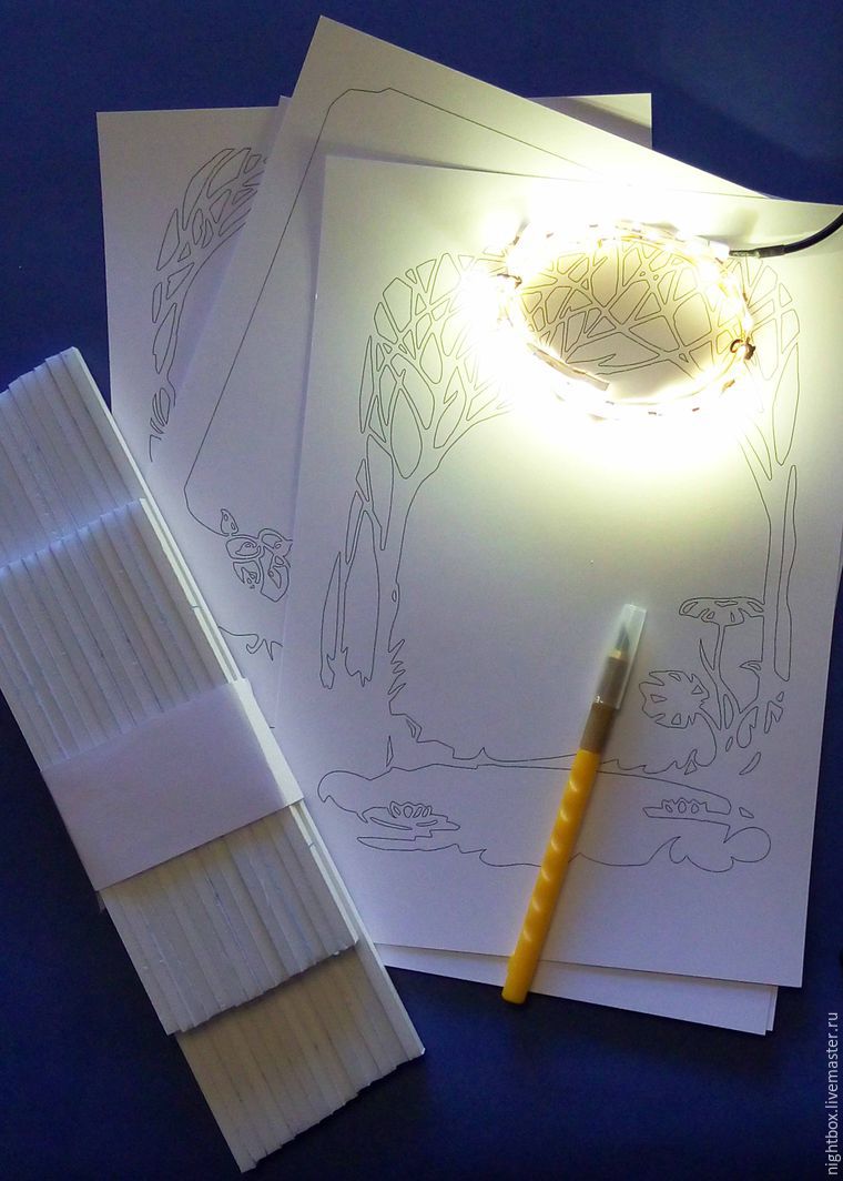 shadowbox, papercut shadowbox, papercut