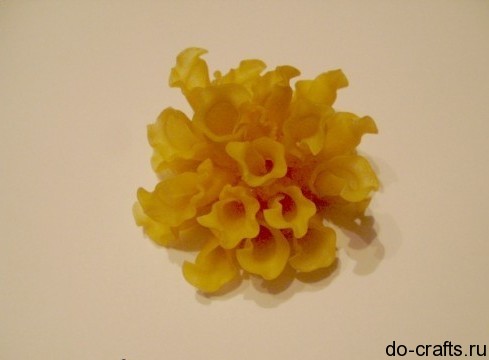 цветочки из макарон