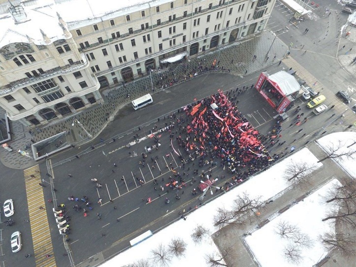 Попытка №25: Павлу Грудинину не удается заманить народ на свои акции Попытка №25: Павлу Грудинину не удается заманить народ на свои акции