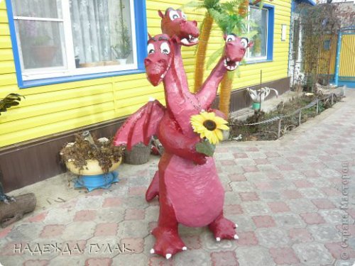 Змей горыныч своими руками мастер класс Змей горыныч своими руками мастер класс