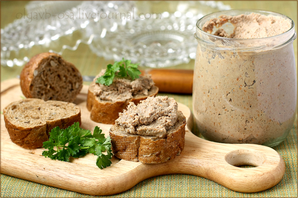 Простейший паштет из куриной печени