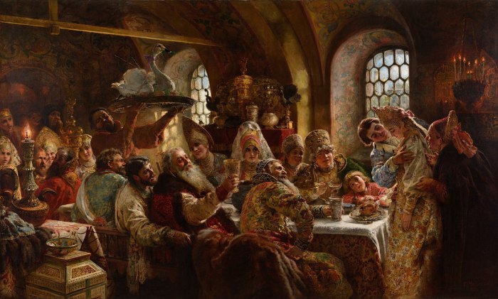 Константин Маковский, «Боярский свадебный пир» 1883 год Константин Маковский, «Боярский свадебный пир» 1883 год