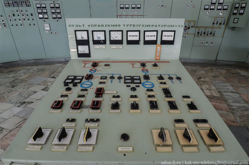 Контрольные комнаты заводов и электростанций советских времен Контрольные комнаты заводов и электростанций советских времен