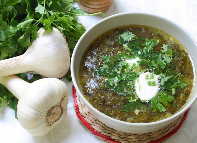 Настоящий, вкусный, бабушкин зеленый борщ «По белорусски»