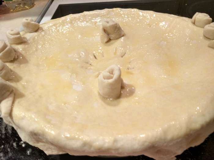 Сливочный куриный пирог (pot pie) рецепт, еда, фоторецепт, кухня, рецепты тралекс, рецепт вкуса, длиннопост