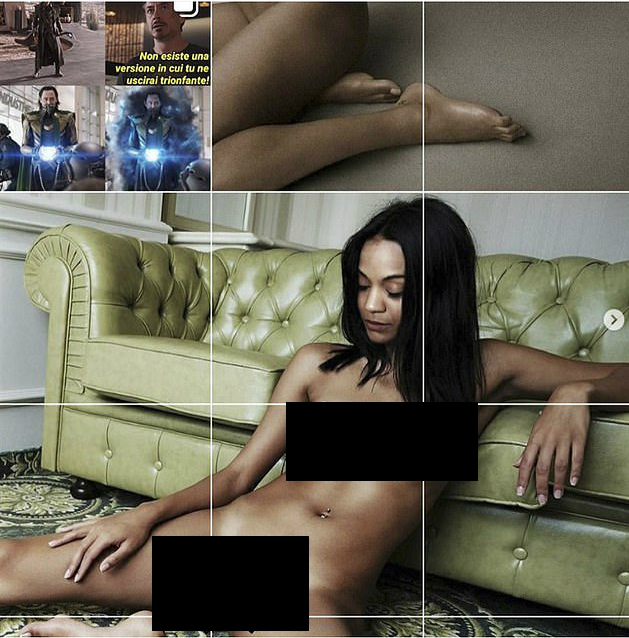 Зои Салдана обеспокоена своей фейковой обнаженной фотографией Зои Салдана обеспокоена своей фейковой обнаженной фотографией
