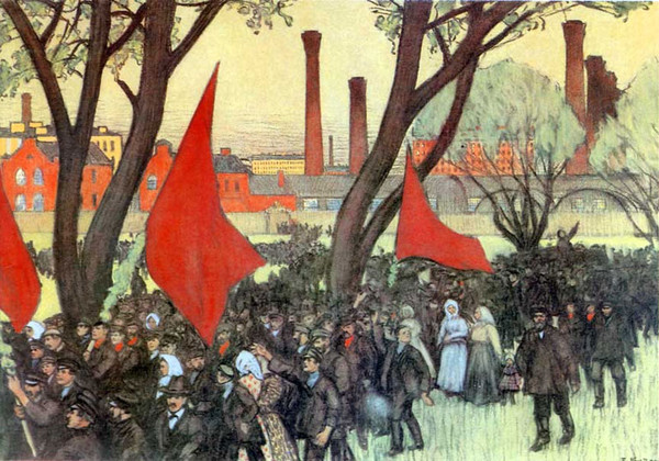 Первомай в картинах советских художников. Первомай в картинах советских художников.