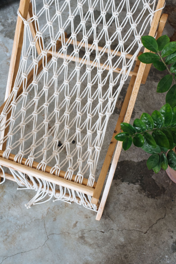 Макраме шезлонг Diy Макраме шезлонг Diy