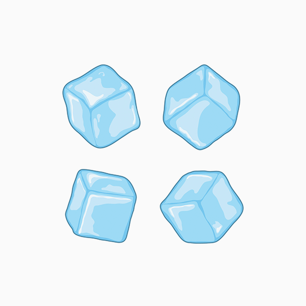 Кубики льда из травяного отвара