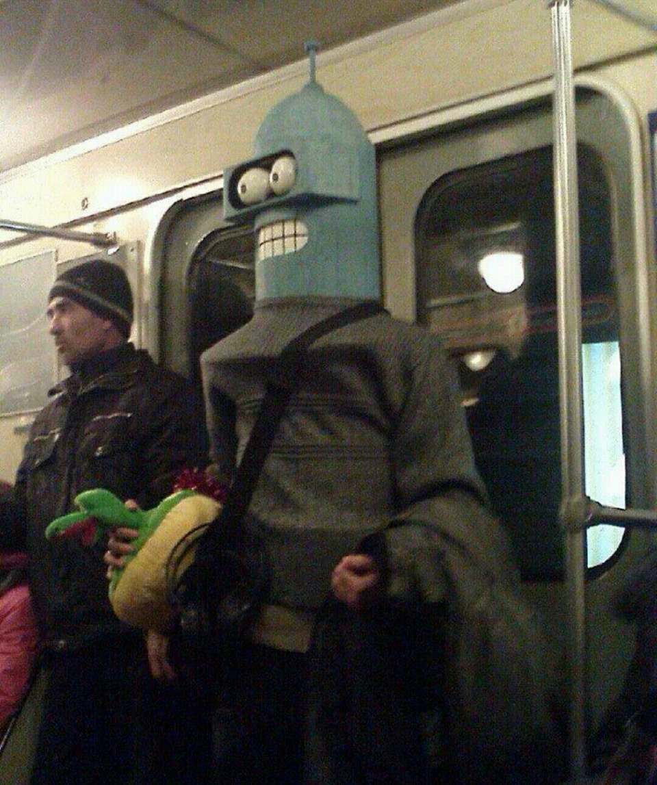 Смешные люди в метро СПБ