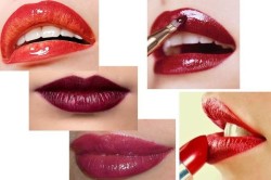 Фото 1. Яркие губы, соответствующие дневному макияжу