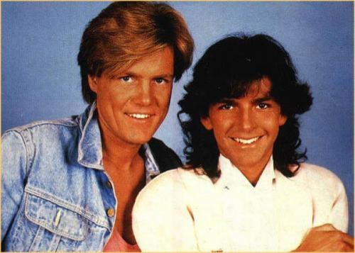Modern Talking: Дитер Болен и Томас Андерс. Всего в мире было продано более 165 млн звуковых носителей с записями композиций дуэта. Но тандем распался по банальной причине "перетягивания одеяла".