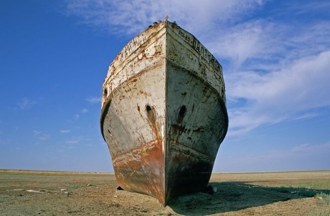 Аральское море сегодня (20 фото + 1 гиф)
