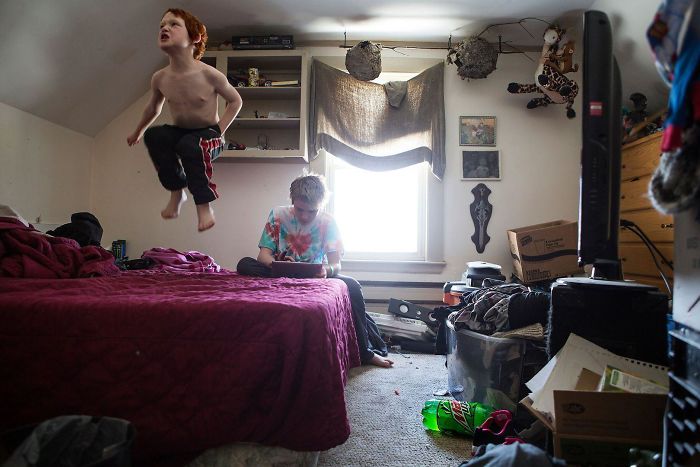 Photographs Shows In Contest People From Different Parts Of The Usa In Their Rooms