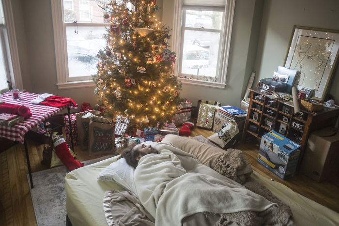 Photographs Shows In Contest People From Different Parts Of The Usa In Their Rooms