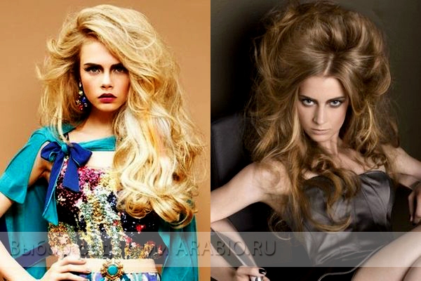 Прически с начесом фото