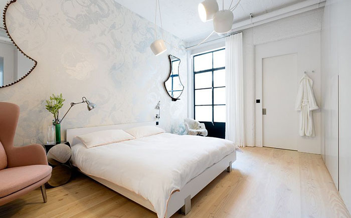 Элегантная спальня в пастельных тонах от Cloud Studios