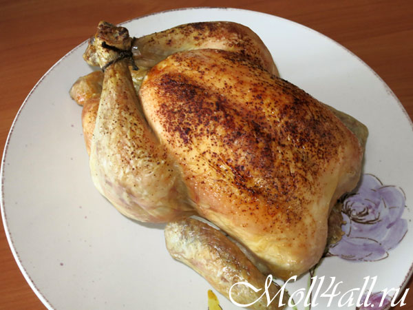 Курица на соли в духовке Курица на соли.