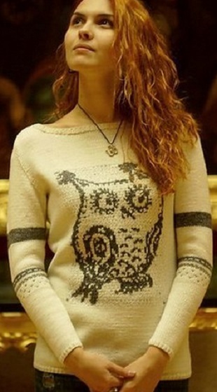 Схема вязания совы