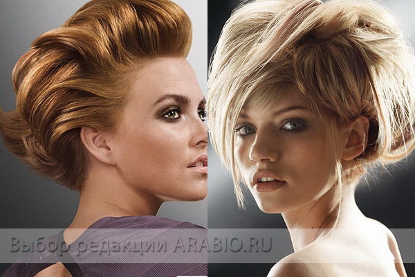 Прически с начесом фото