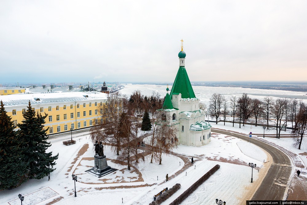 Сказочный зимний Нижний Новгород