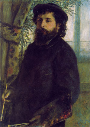 Портрет Клода Моне, написанный Ренуаром в 1875 году (298x420, 35 Kb)