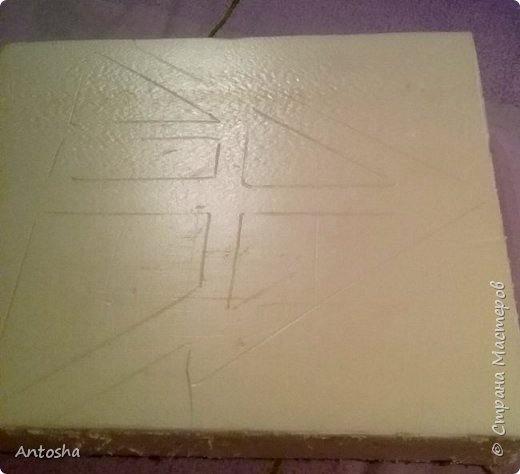 Елочка в стиле shadow-box